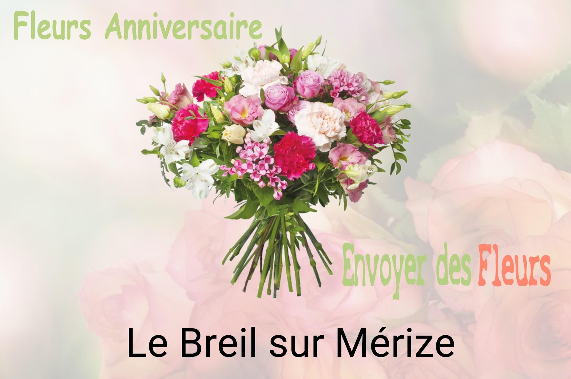 Bouquet de fleurs d’anniversaire livré à Le Breil-sur-Mérize